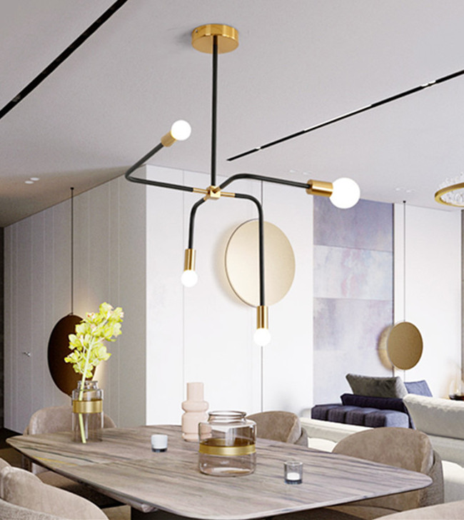 Nordic Simple Restaurant Glass Chandelier Creative Dinning Room Beaubien Chandelier(WH-MI-371)