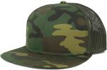 Common Fabric 3d Embroidery Camo Trucker Cap For Female