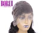 Peruvian Natural Wave Lace Wig With Baby Hair Full Lace Curly Average Size