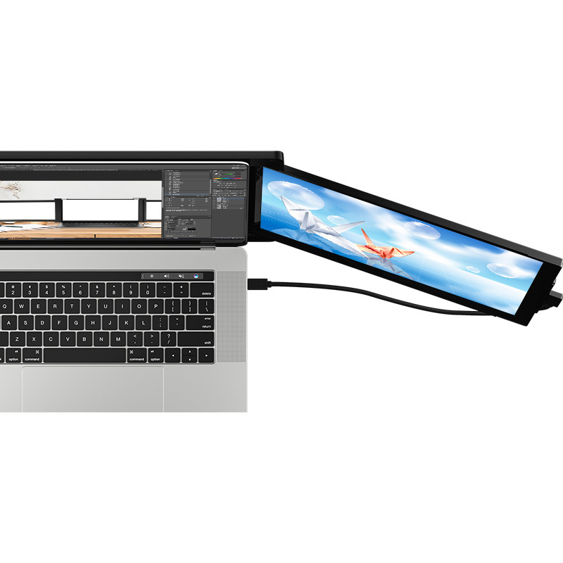 FCC 230cd/m2 10.1" Triple Screen Extension Monitor