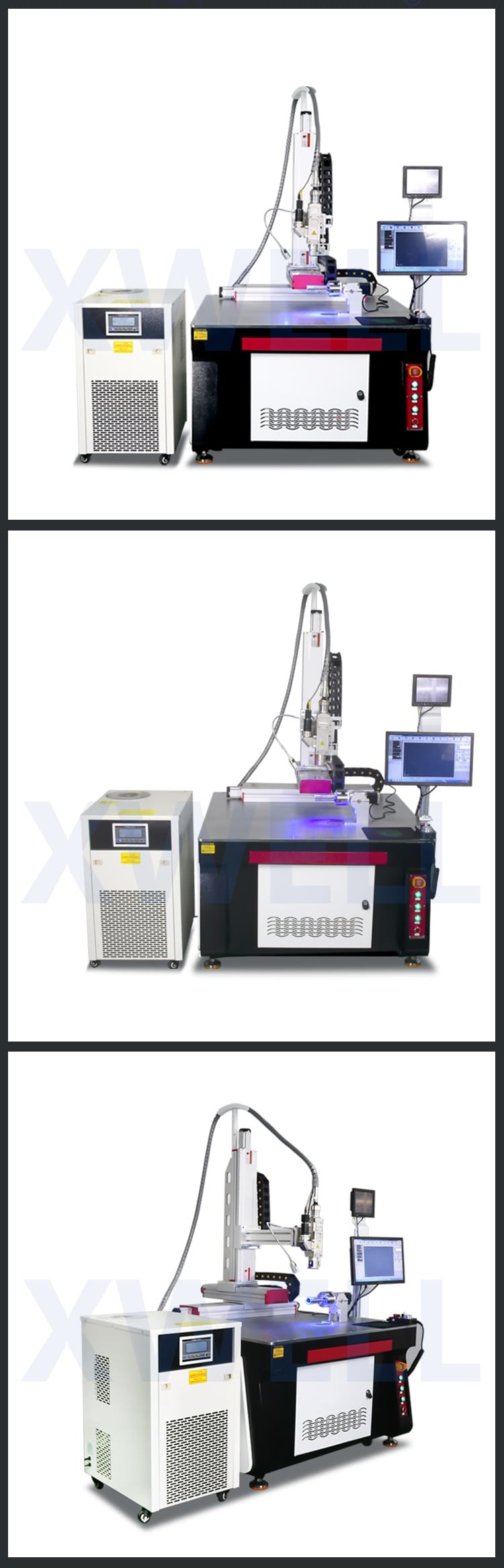 Galvanometer Continuous Fiber Laser Welding Machine 1064 Nm Wavelength