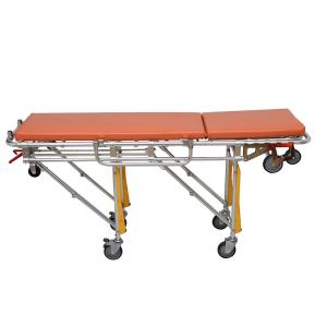 China Custom Logo Aluminum Folding Stretcher Orange Hydraulic Stretcher wholesale