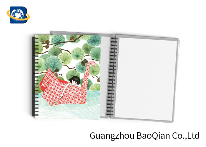 Pretty Girl Design 3D Lenticular Notebook PET / PP / PVC Cover Material