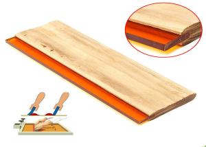 China Wooden Squeegee Blades Rubber 80A Screen Printing Material wholesale