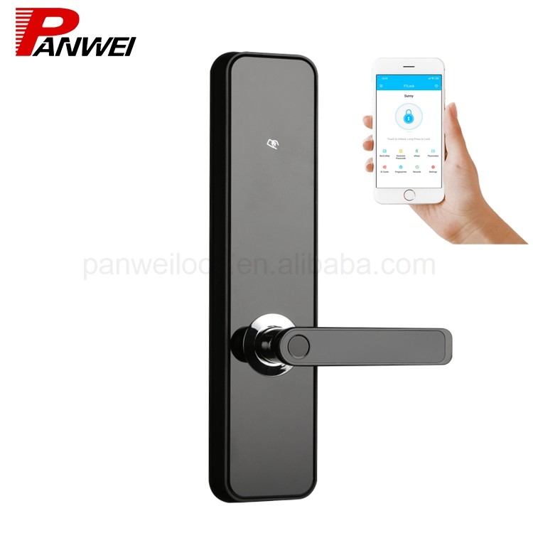 Aluminum Alloy Digital Fingerprint Lock APP Lock For Remote Control