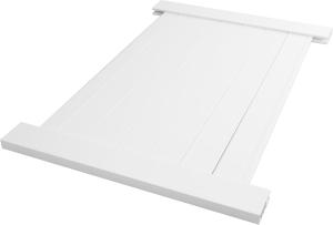 China Easy Assemble Anti Ultraviolet White Pvc Privacy Fence Vinyl House Fence wholesale