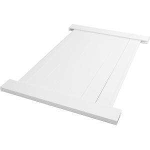 China White PVC Privacy Fence 6x8ft UV Resistant Low Maintenance wholesale