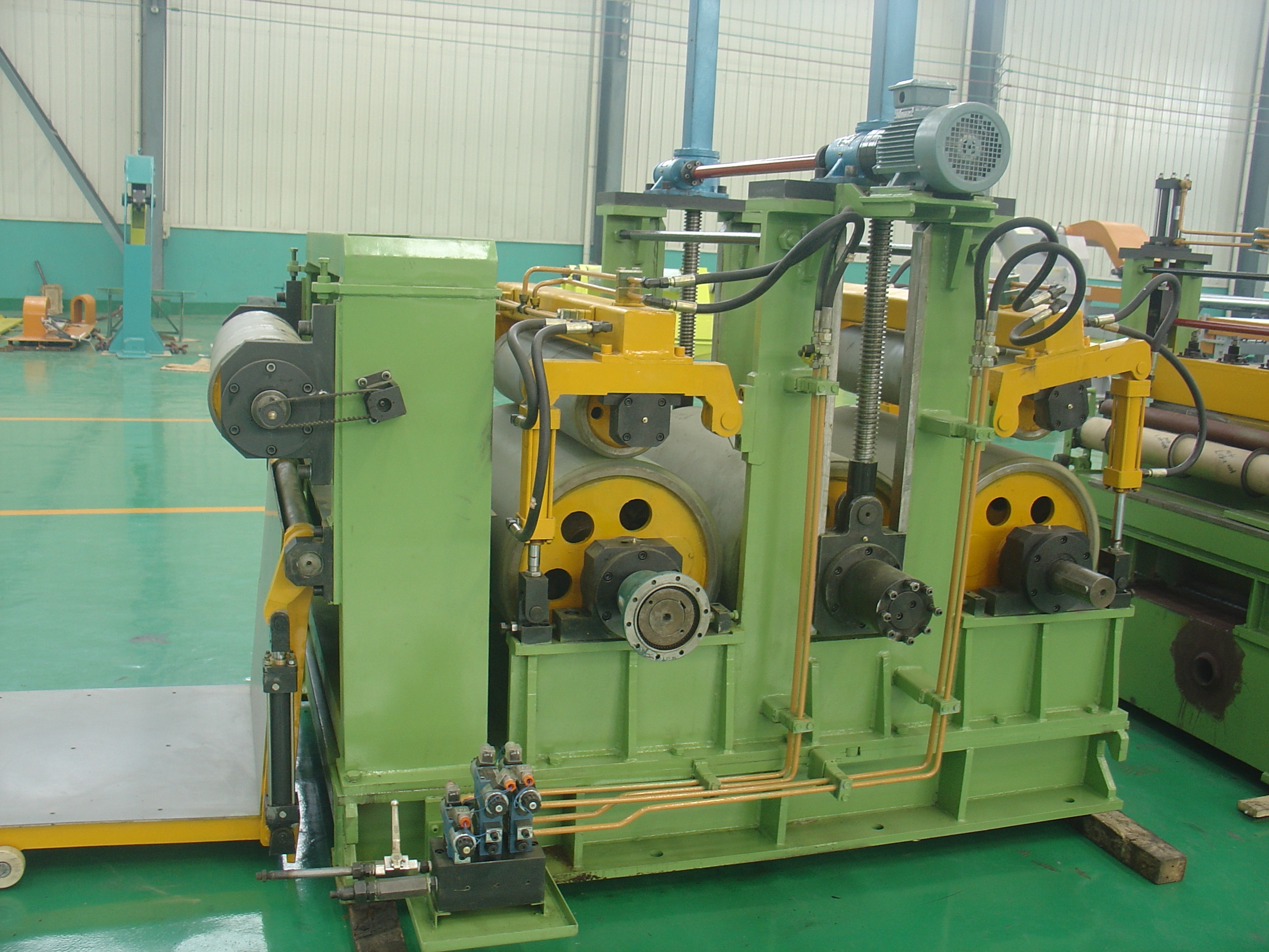 Metal Coil Uncoiling Leveling Shearing Line with 1000-3500mm Shearable Plate Length