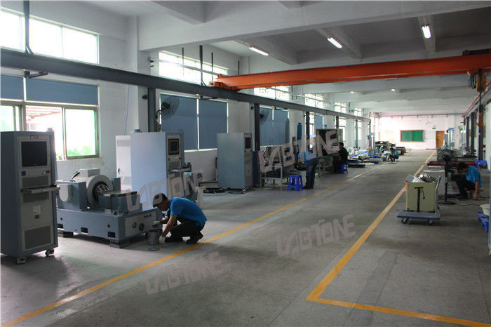 High Frequency Electrodynamic Shaker With Vertical Head Expander Horizontal Slip table