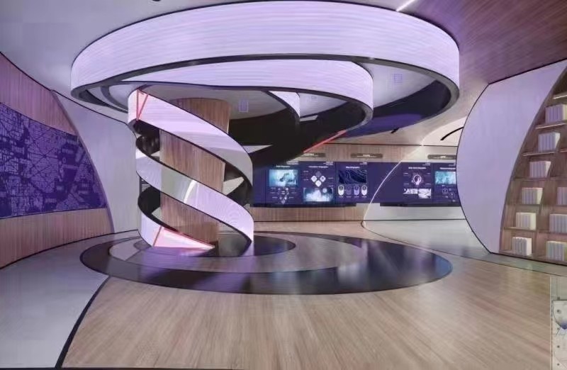Advertising Flexible LED Monitor , Multiscene Ultra Thin Flexible LED Screen