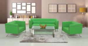 China Modern PU leather China reception office sofa wholesale