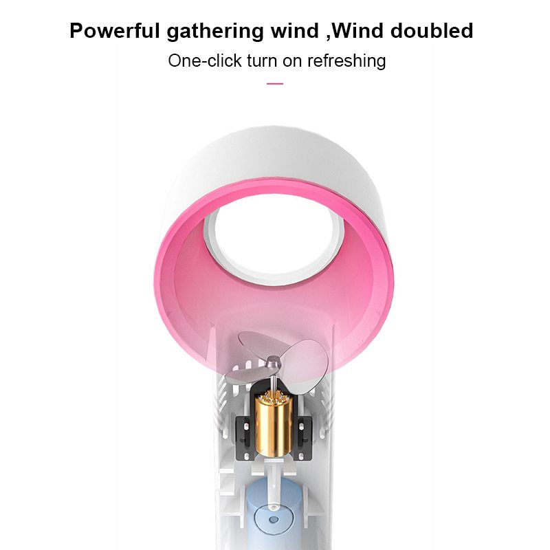 Mini Fan for Eyelash Extensions Silk Screen Printing 2-3 Hours Charging Time Portable
