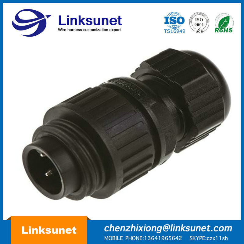 Hirschmann CA3LS 4 PIN Circular Connector Wire Assembly PVC LIYCY 4C 0.25