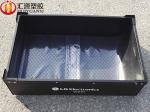 ISO9001 1900gsm Stackable Black ESD Corrugated Box