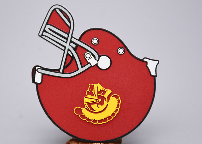 Soft Ultrasonic Cut Silicone Rubber Patch With Flat Printing Logo