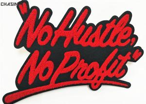 China Commercial Slogan Letterman Patches Lightweight Good Washing Resistance wholesale