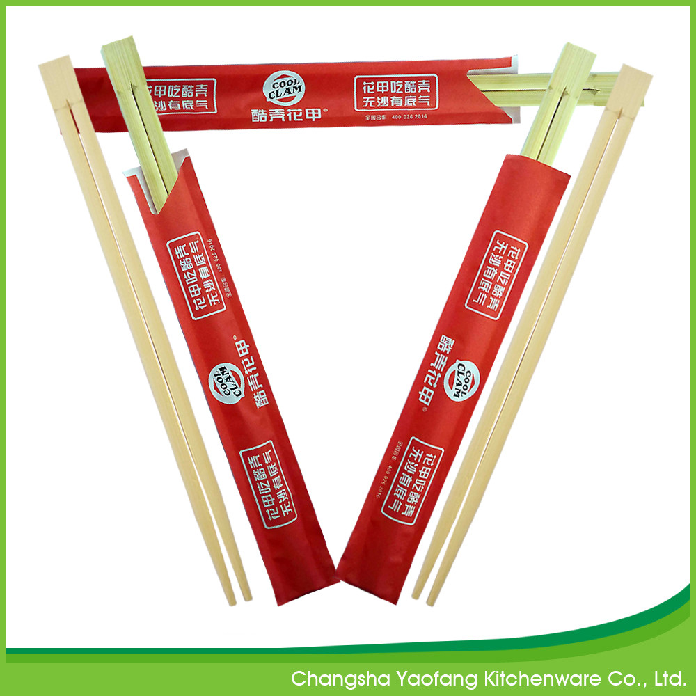 Custom Variety Styles disposable Twins Bamboo Chopsticks