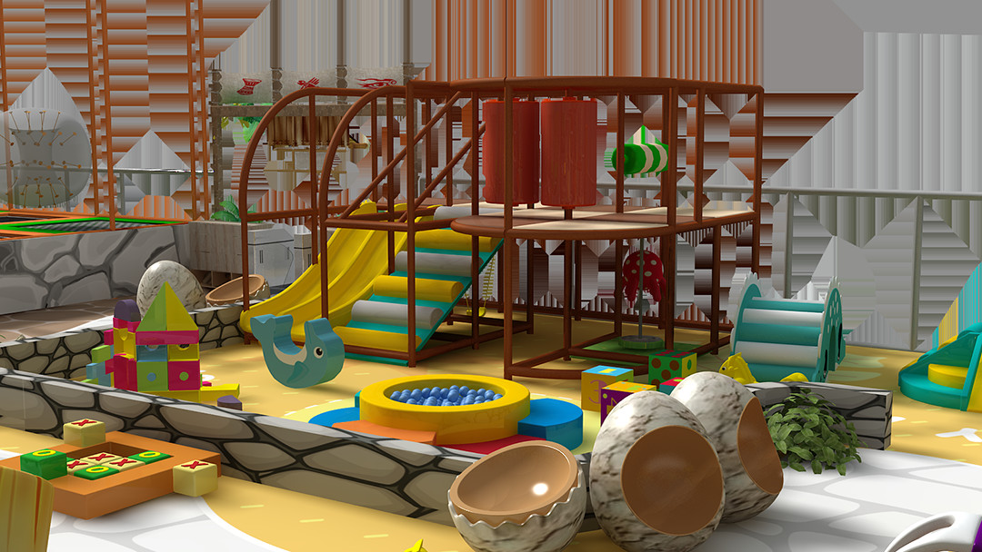 Large Indoor Playground Equipment Foam Play Structures For Exciting Play Experiences