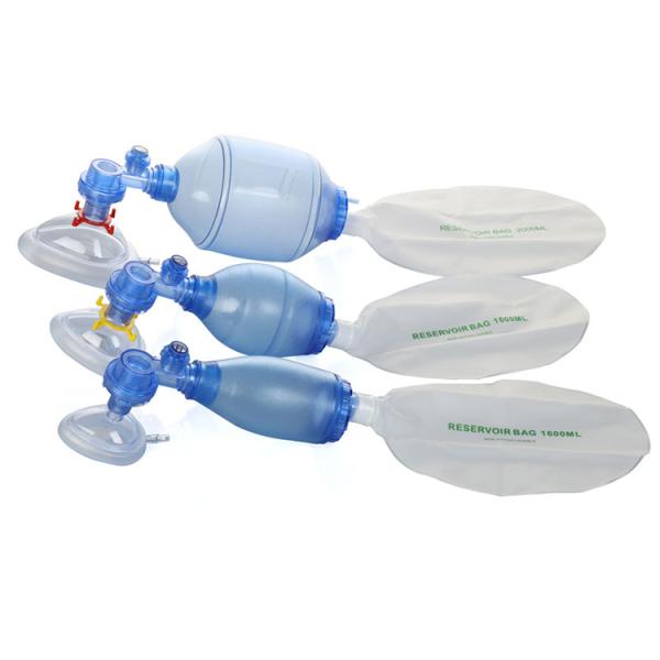 Medical pvc different sizes S/ M/ L baby infant adult use ambu bag manual cardiopulmonary resuscitator