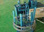 Galvanized 2.2kw Razor Wire Making Machine For Fence