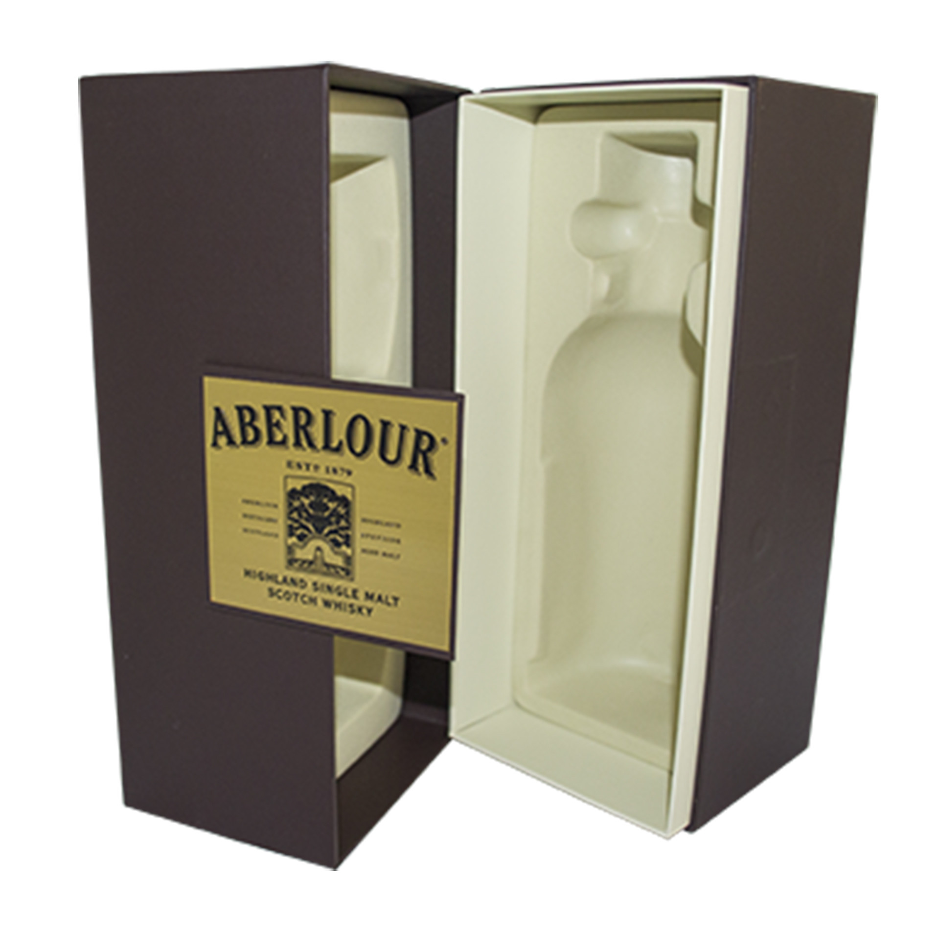 Wood Grain Paper Clamshell Box Design Wine Packaging Box