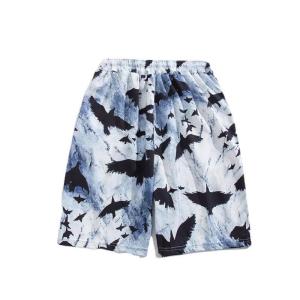 China Fashion Printed Beach Surf Shorts Mens Polyester Shorts With Pockets wholesale