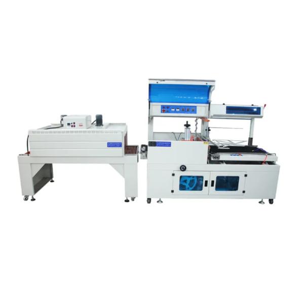 L Type Automatic Heat Shrink Wrapping Machine Pizza Box Packing