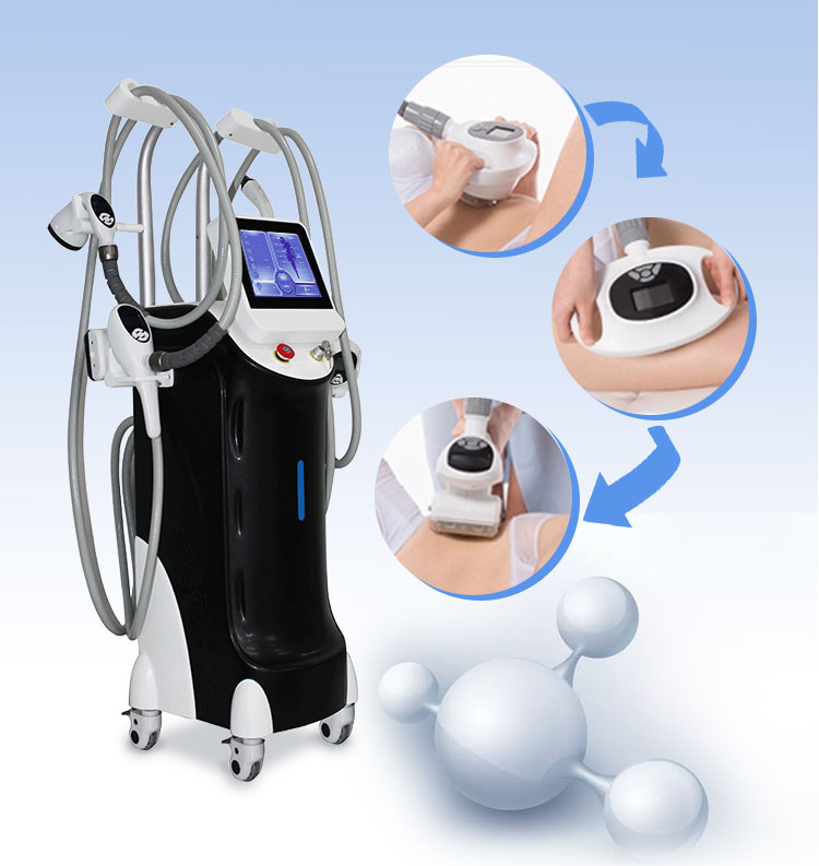 Skin Tightening Vacuum Roller Slimming Machine , RF Laser Body Contouring Machine