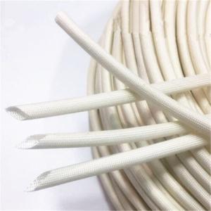 China 6mm Silicone Coated Fibre Glass Sleeve Insulation Tubing wholesale