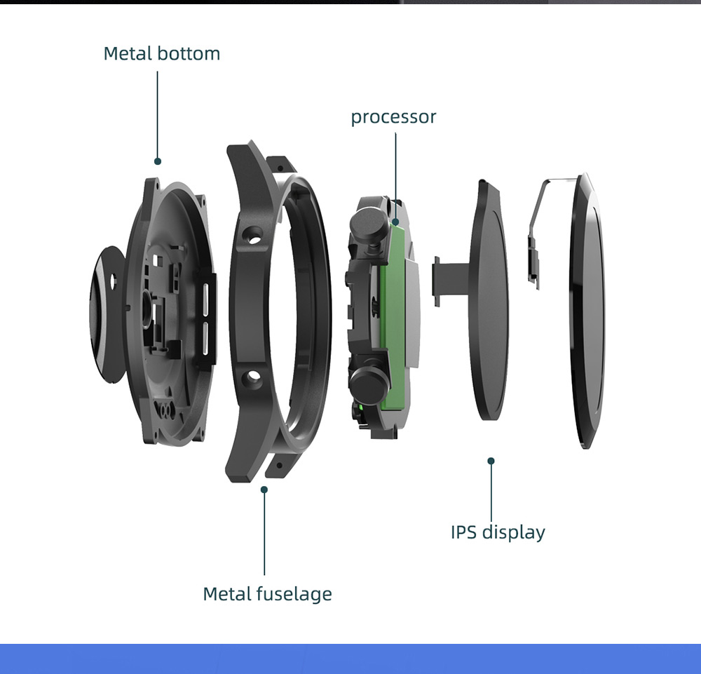 New Bracelet Smartwatch Ip68 Touch Screen Smart Watch For Huawei Gt2 Round Screen Full