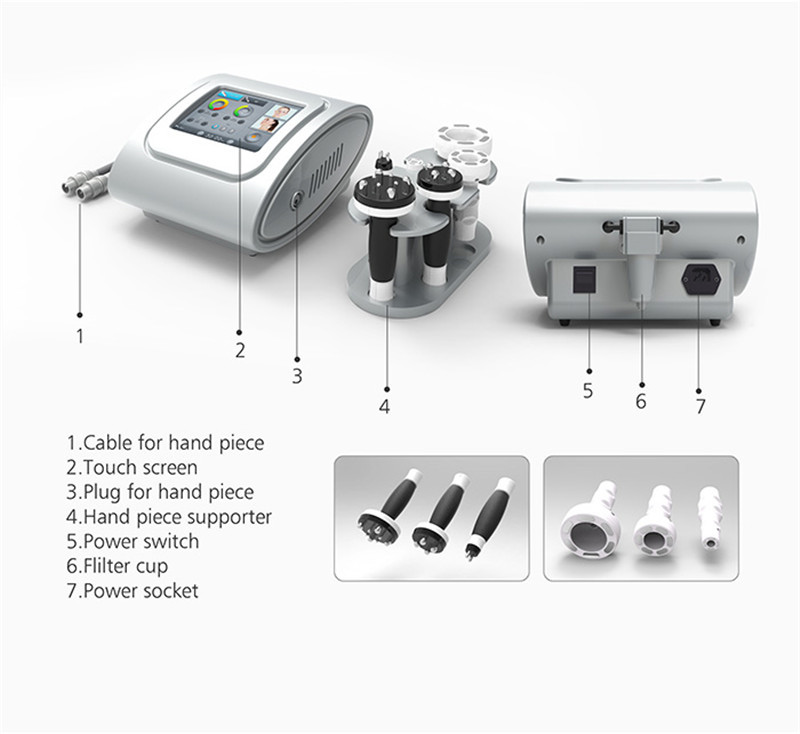 Ultrasonic Radio Frequency Machine With Additional LED Light Therapy Home Use