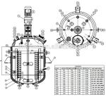 Food Grade Electrochemical Stir Tank Bioreactor / White Latex Melting Dissolving
