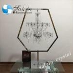 Vintage Wrought Iron Standing Candelabra Floor Candelabra Tall Luxury Hexagon