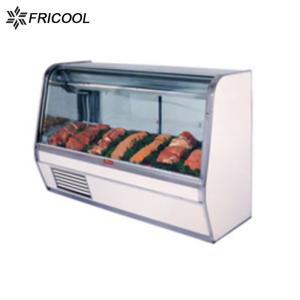 China 33''*55'' Meat Display Cooler Refrigerated Meat Display Case 500L 115V 60HZ wholesale