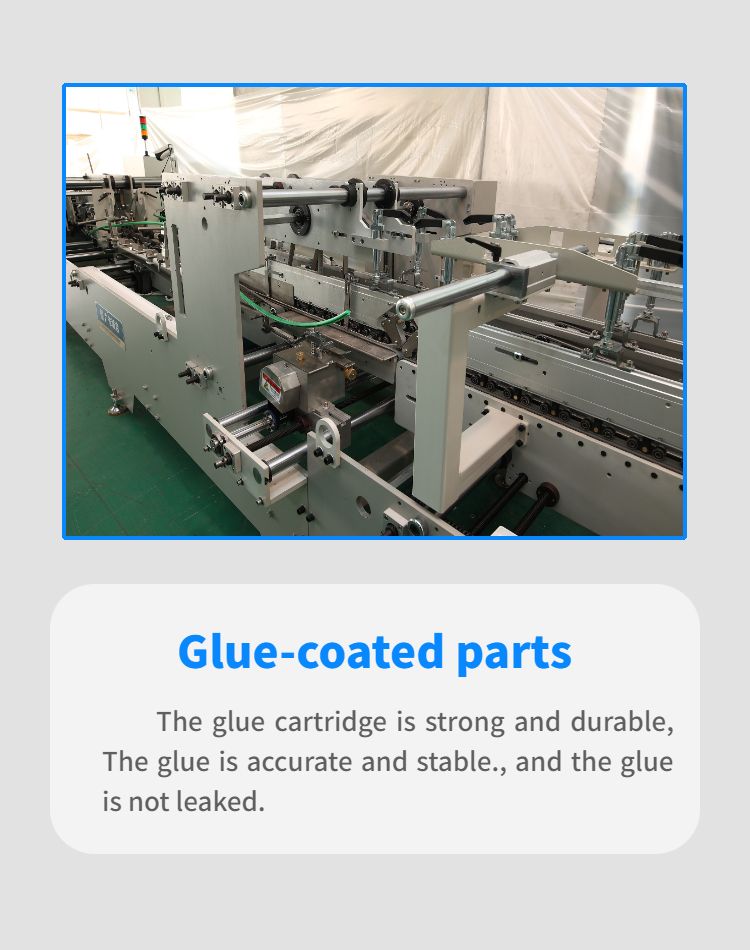 Folder Gluer Machine for Hard Cover Book Making Incorporating Water Soluble Cold Glue