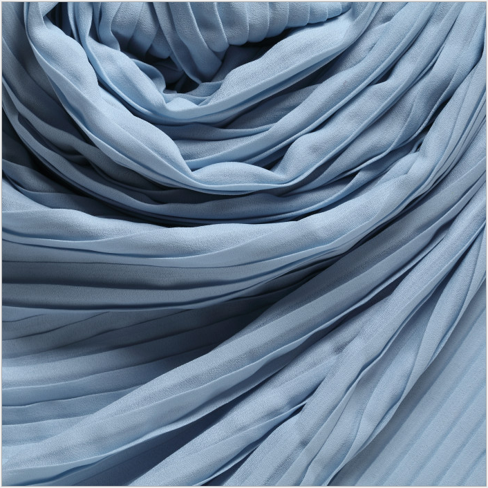 145cm Width Pure Black Plain Chiffon Fabric Soft Drooping Suitable for Lady Clothes