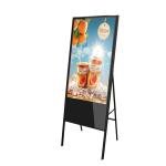 Indoor 43" Aluminum A-Board HD 1080P Non-touch Advertising lcd advertising