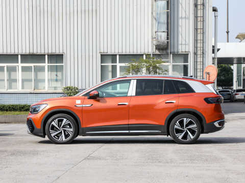 100% Electric Vw Used Electric Cars 7 Seats Power 150kw Large SUVs