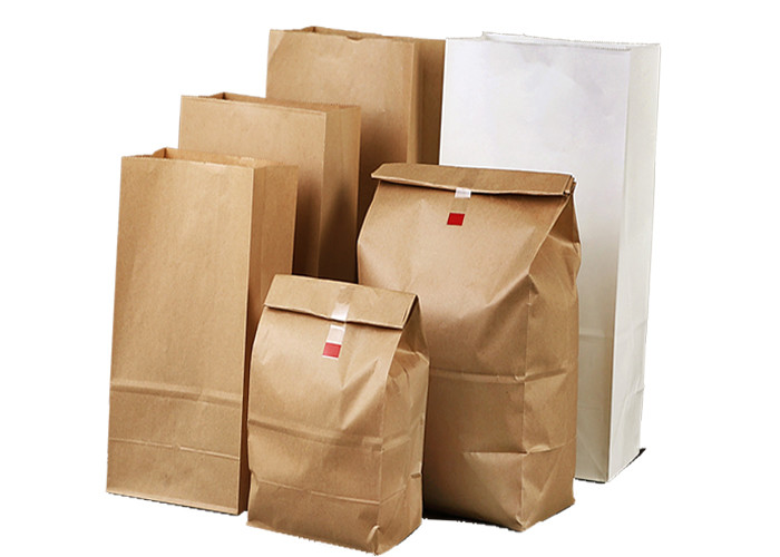Supermarket Wrappers Multi Wall Paper Sacks Degradable Eco Friendly Pollution Free