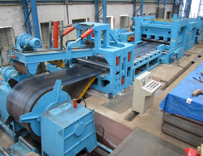 PPGI Metal Steel Slitter Line Machine With Rolling Shear Type For Steel Coil