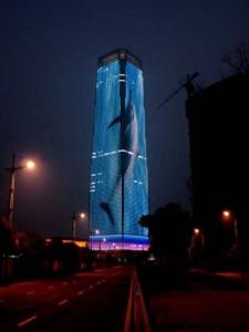 China Aluminum Alloy Curtain LED Screen with Smartphone App Control wholesale