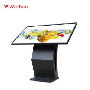 China Horizontal Interactive Touch Screen Kiosk 65 Inch For Airport Advertising wholesale