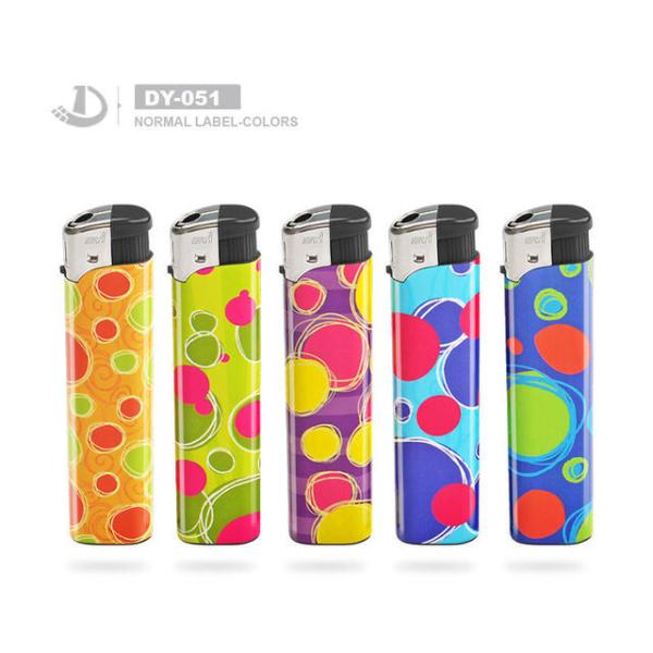 20 to 35 Days Lead Time Customized Rubber Color Cr Long Electric Lighter