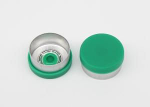 China 13mm Plane Green Medical Injection Vial Cap Flip Off Easy Opened caps wholesale