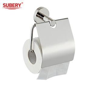 China Bathroom accessories Single Toilet Roll Paper Holder SUS304 polished chrome OEM ODM wholesale