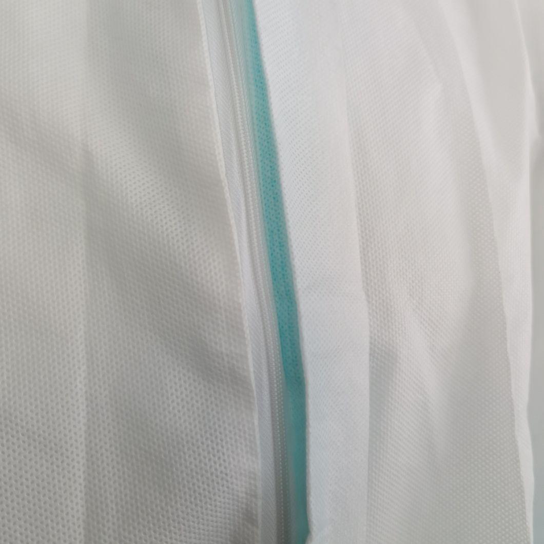Wholesale CE Type5&6 Anti-Virus Dustproof SMS Nonwoven Coverall with Custom Stick Strip