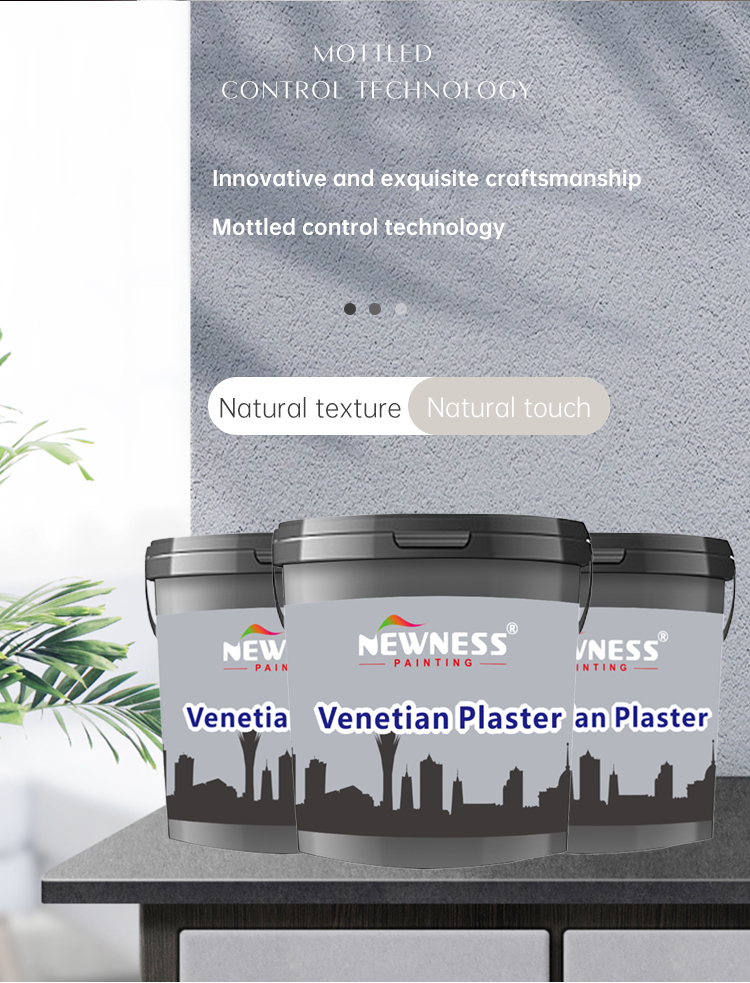 Building Coating with NEWNESS Odorless Interior Silk Venetian Plaster Acrylic Stucco