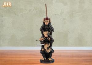 China Toilet Paper Holder Antique Polyresin Statue Figurine Decorative Resin Monkey Sculpture wholesale