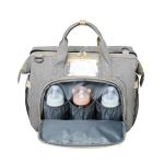 OEM Flap Nappy Large Capacity Backpack Diaper Bag 40*19*32CM