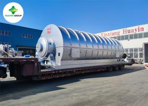 China Huayin Small Waste Plastic Pyrolysis Plant With High Efficiency 30t wholesale